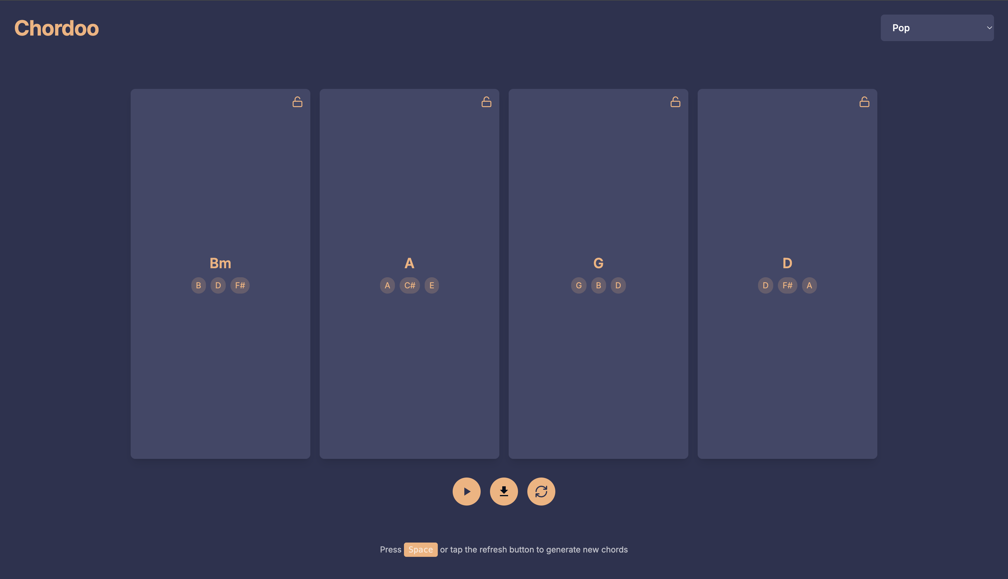 Chordoo App Screenshot